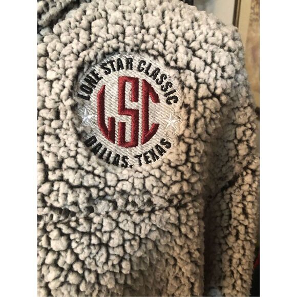 Boxercraft sherpa pullover with 1/4 zip for funnel neck Lone Star Classic Dallas - Picture 11 of 13